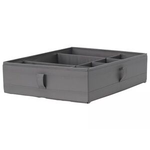 IKEA SKUBB Gray Fabric Storage Organizer (x2)